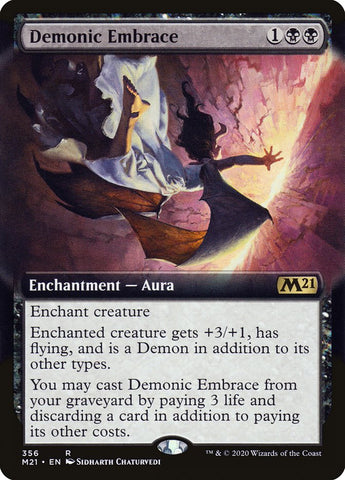 Demonic Embrace (Extended) [Core Set 2021]