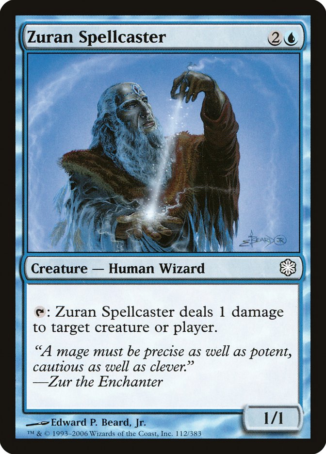 Zuran Spellcaster [Coldsnap Theme Decks]