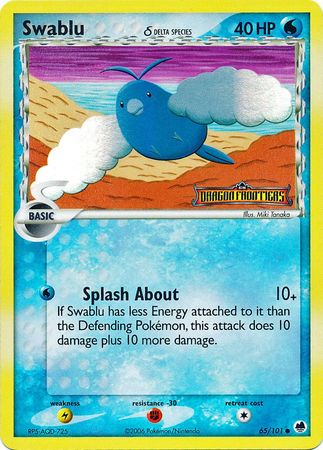 Swablu (65/101) (Delta Species) (Stamped) [EX: Dragon Frontiers]