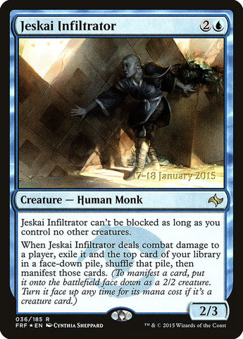 Jeskai Infiltrator  [Fate Reforged Prerelease Promos]