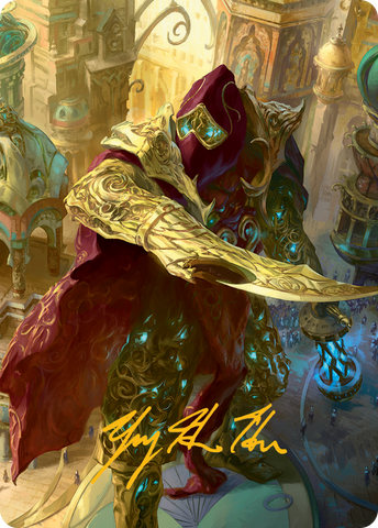 Baral, Chief of Compliance Art Card (Gold-Stamped Signature) [March of the Machine Art Series]