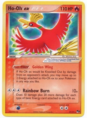 Ho-Oh ex (17/17) (Non-Holo) [POP Series 3]