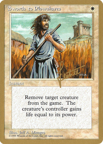 Swords to Plowshares (Bertrand Lestree) [Pro Tour Collector Set]