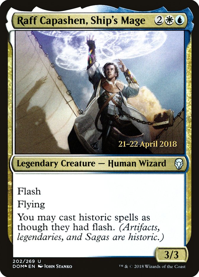 Raff Capashen, Ship's Mage  [Dominaria Prerelease Promos]