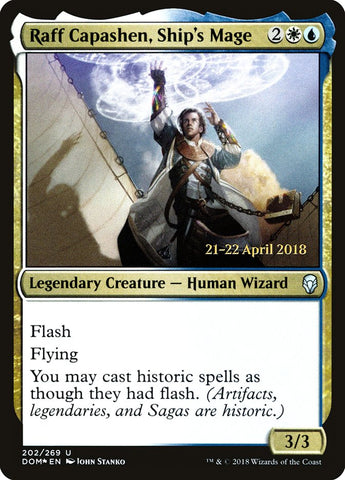 Raff Capashen, Ship's Mage  [Dominaria Prerelease Promos]