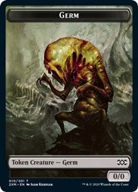 Germ // Human Soldier Double-sided Token [Double Masters Tokens]