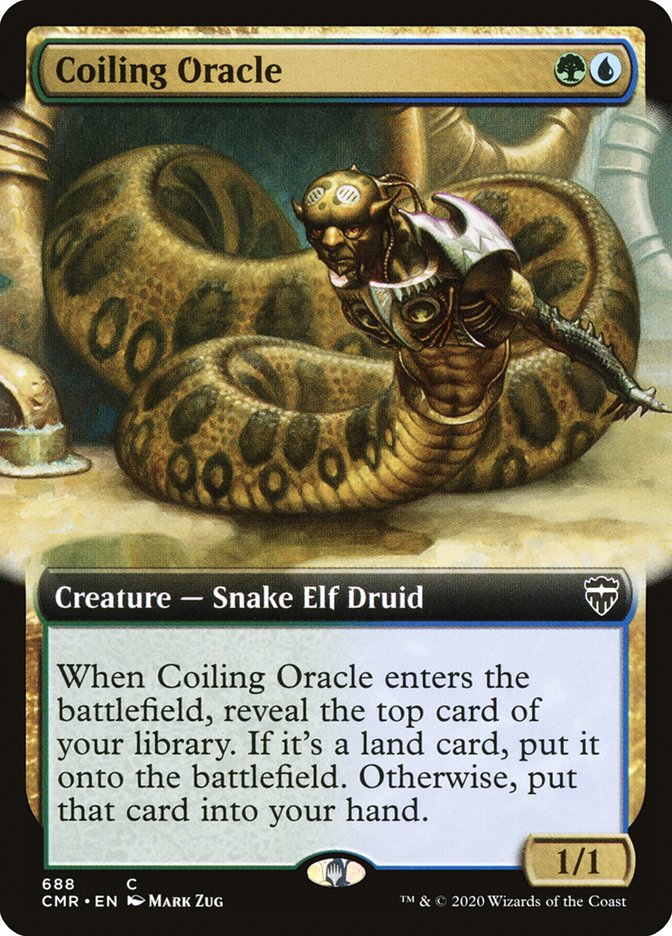 Coiling Oracle (Extended) [Commander Legends Extended]