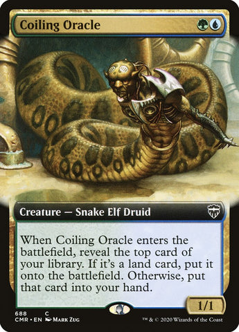 Coiling Oracle (Extended) [Commander Legends Extended]