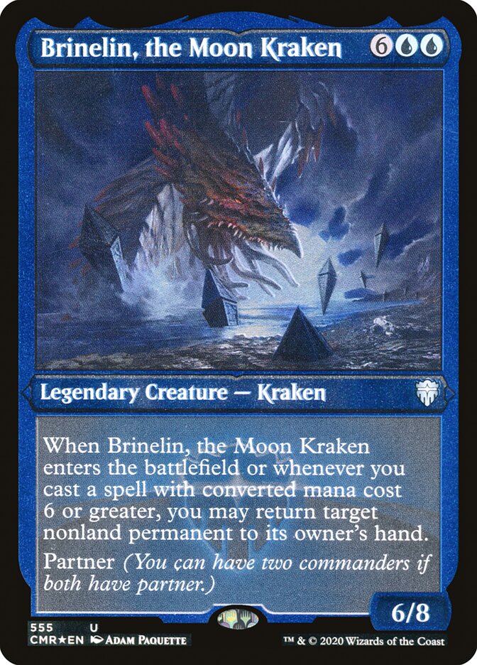 Brinelin, the Moon Kraken [Commander Legends Etched]