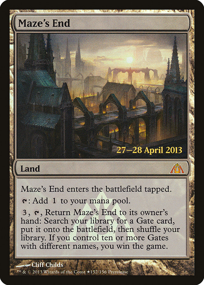 Maze's End  [Dragon's Maze Prerelease Promos]