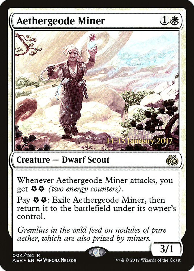 Aethergeode Miner  [Aether Revolt Prerelease Promos]