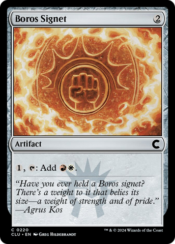 Boros Signet [Ravnica: Clue Edition]