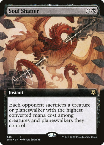 Soul Shatter (Extended) [Zendikar Rising Extended Art]