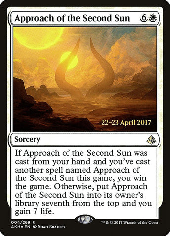 Approach of the Second Sun  [Amonkhet Prerelease Promos]