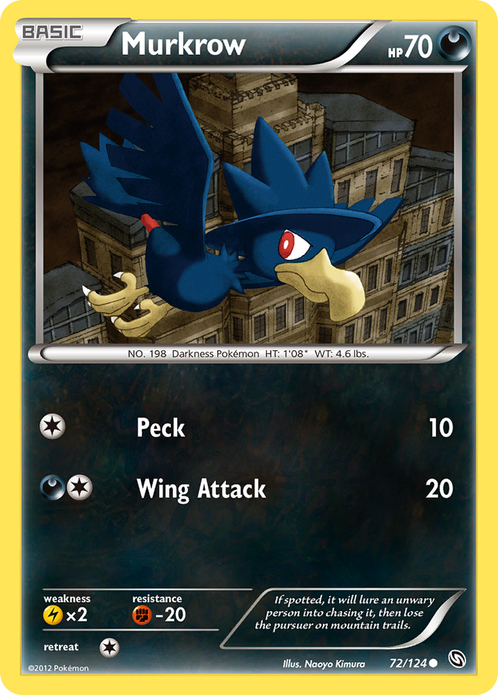 Murkrow (72/124) [Black & White: Dragons Exalted]