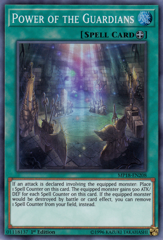 Power of the Guardians [MP18-EN208] Super Rare