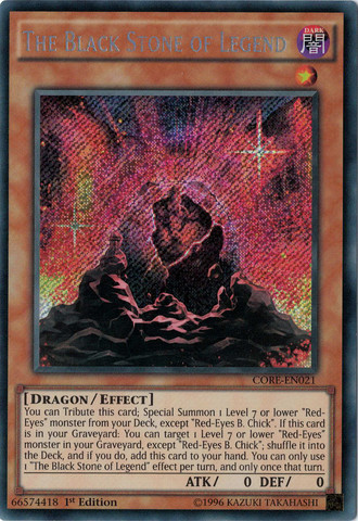 The Black Stone of Legend [CORE-EN021] Secret Rare