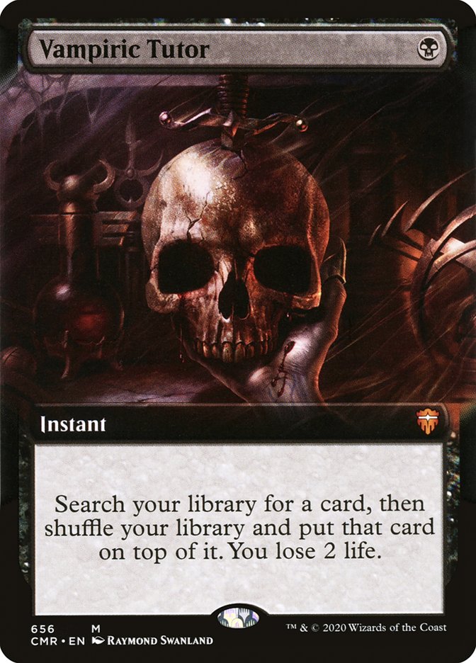 Vampiric Tutor (Extended) [Commander Legends Extended]