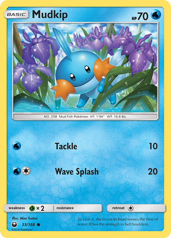 Mudkip (33/168) [Sun & Moon: Celestial Storm]