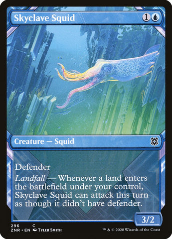 Skyclave Squid (Showcase) [Zendikar Rising Extended Art]