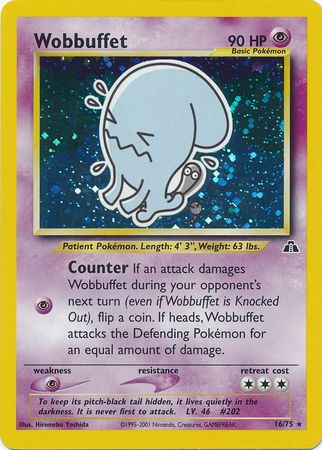 Wobbuffet (16/75) [Neo Discovery Unlimited]