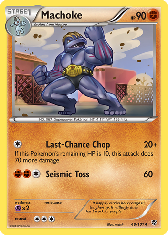 Machoke (48/101) [Black & White: Plasma Blast]