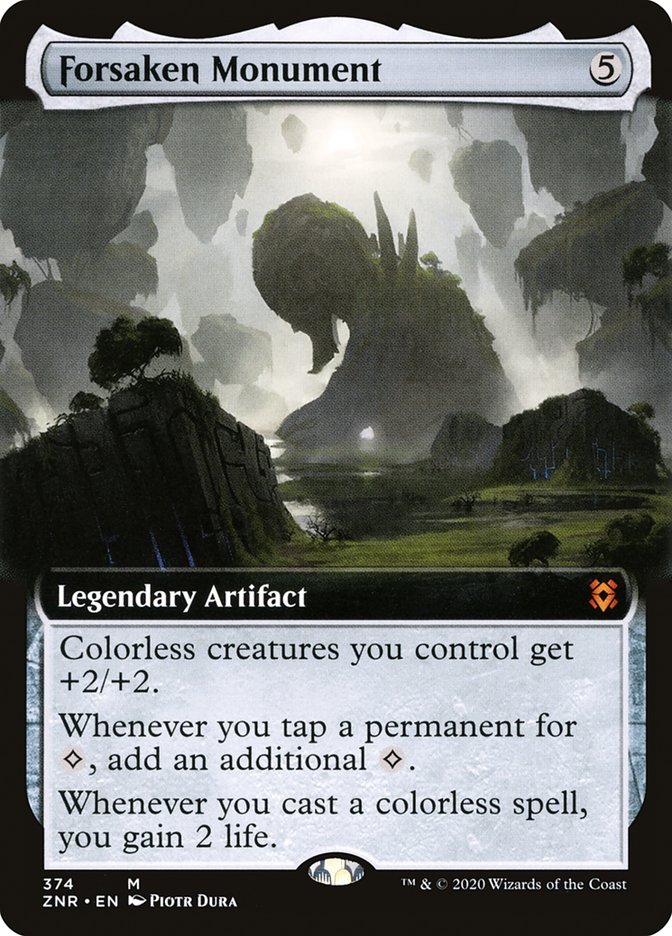 Forsaken Monument (Extended) [Zendikar Rising Extended Art]