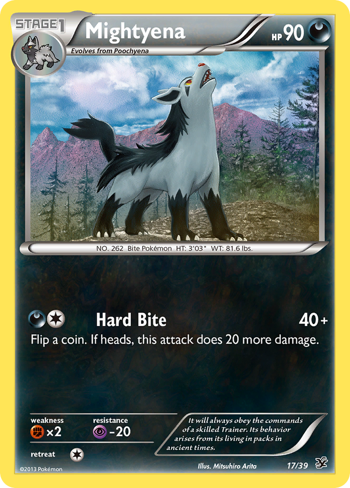 Mightyena (17/39) [XY: Kalos Starter Set]