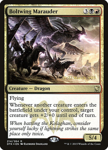 Boltwing Marauder  [Dragons of Tarkir Prerelease Promos]