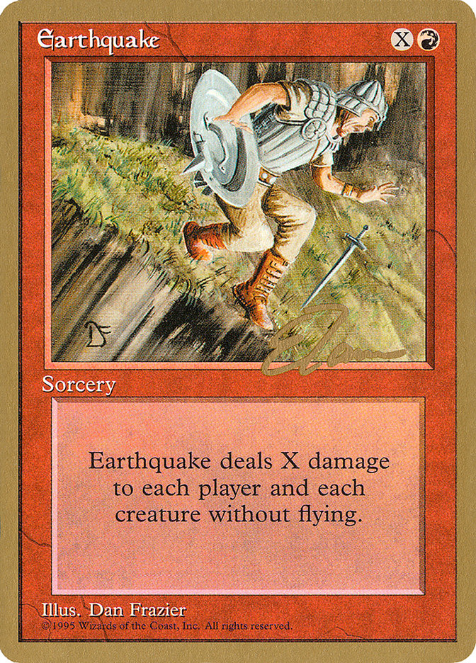 Earthquake (Eric Tam) [Pro Tour Collector Set]