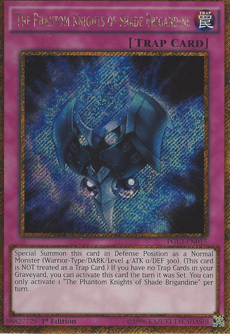 The Phantom Knights of Shade Brigandine [PGL3-EN015] Gold Secret Rare