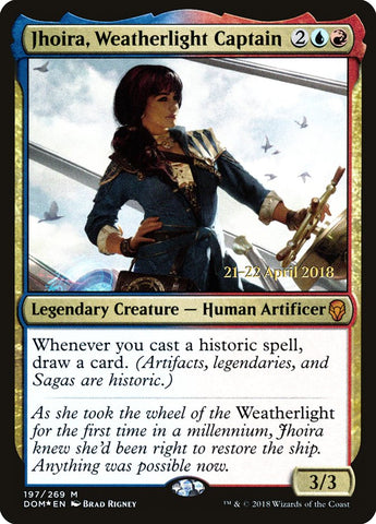 Jhoira, Weatherlight Captain  [Dominaria Prerelease Promos]