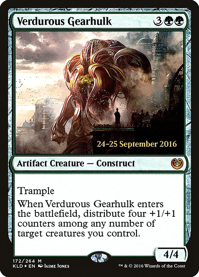 Verdurous Gearhulk  [Kaladesh Prerelease Promos]