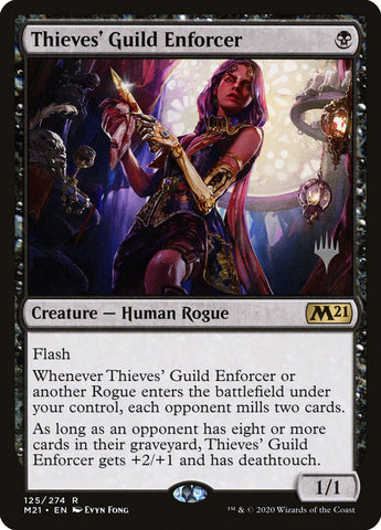 Thieves' Guild Enforcer (Promo Pack) [Core Set 2021 Promos]