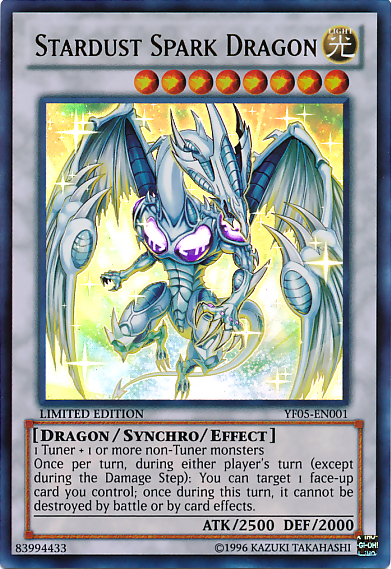 Stardust Spark Dragon [YF05-EN001] Ultra Rare