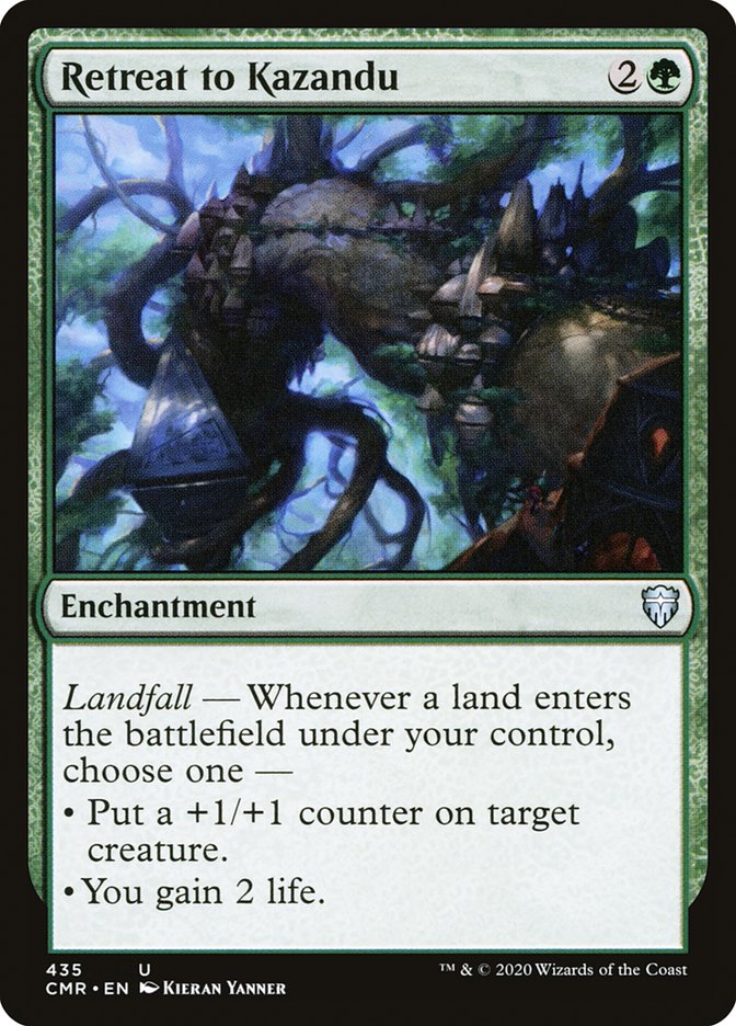 Retreat to Kazandu [Commander Legends Commander Deck]