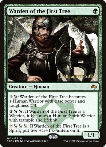 Warden of the First Tree  [Fate Reforged Prerelease Promos]