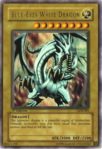 Blue-Eyes White Dragon [LOB-001] Ultra Rare