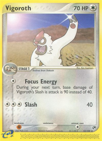 Vigoroth (52/100) [EX: Sandstorm]