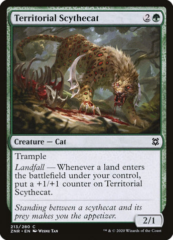 Territorial Scythecat [Zendikar Rising]