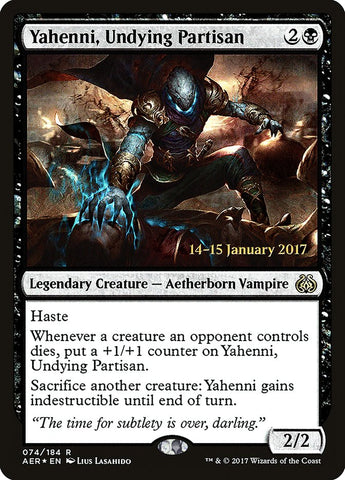 Yahenni, Undying Partisan  [Aether Revolt Prerelease Promos]