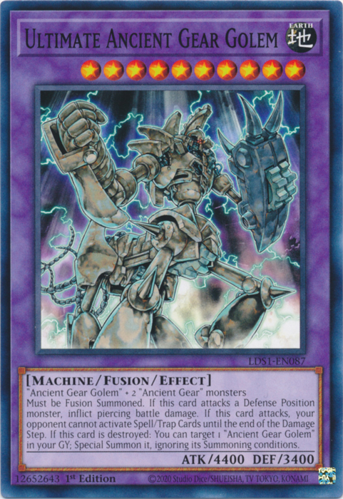 Ultimate Ancient Gear Golem [LDS1-EN087] Common