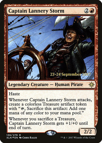 Captain Lannery Storm  [Ixalan Prerelease Promos]