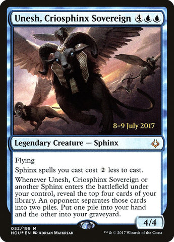 Unesh, Criosphinx Sovereign  [Hour of Devastation Prerelease Promos]