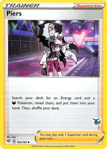 Piers (165/189) (Eevee Deck) [Battle Academy 2022]