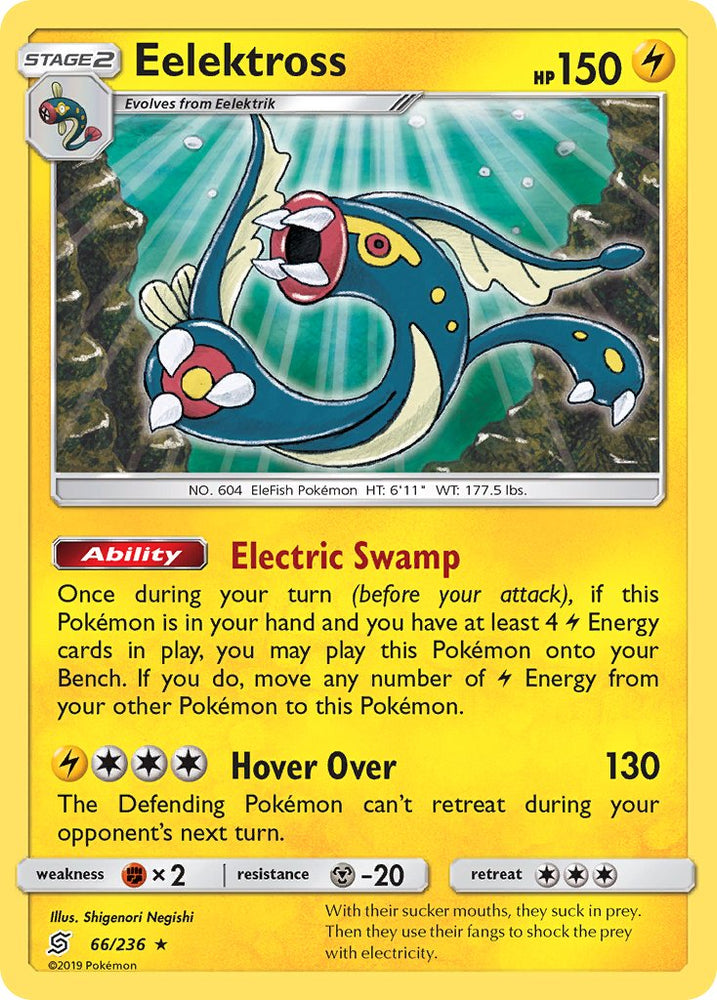 Eelektross (66/236) (Theme Deck Exclusive) [Sun & Moon: Unified Minds]