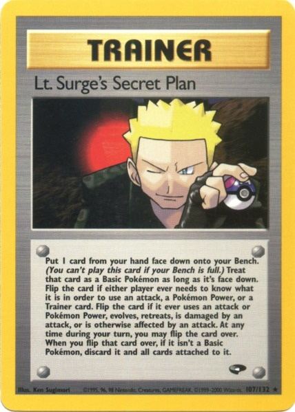 Lt. Surge's Secret Plan (107/132) [Gym Challenge Unlimited]