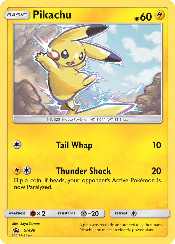 Pikachu (SM98) [Sun & Moon: Black Star Promos]