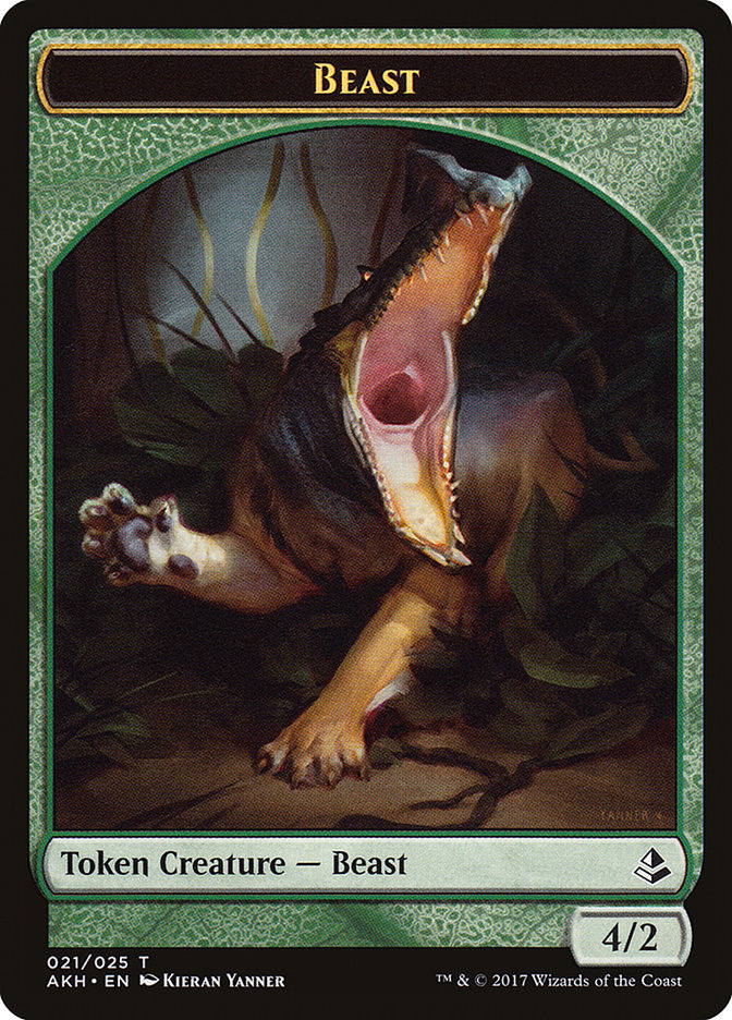 Beast [Amonkhet Tokens]