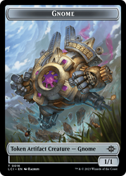 Gnome // Gnome Soldier Double-Sided Token [The Lost Caverns of Ixalan Tokens]